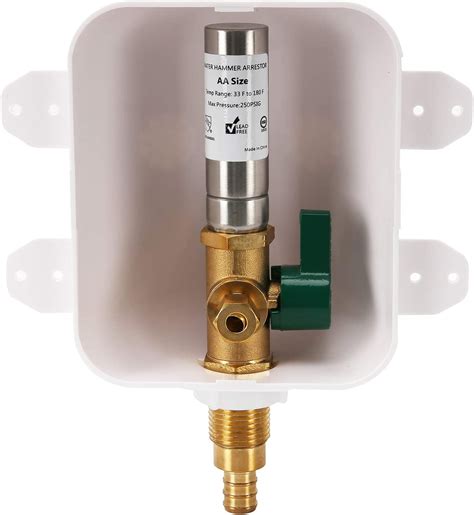 ice maker water hammer arrestor